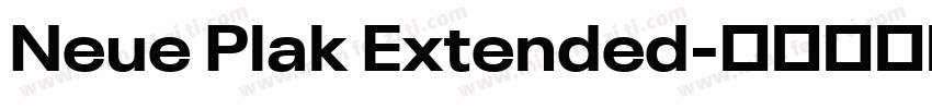 Neue Plak Extended字体转换